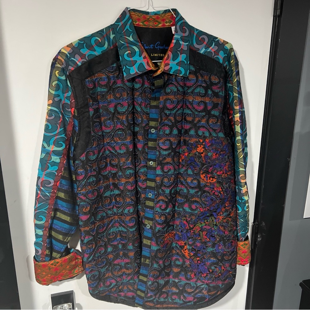 Robert Graham Men's Cocktail 2XL LIMITED EDITION RARE EUC $398 MSRP